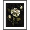 image:imageKate and Laurel Framed Wall Art Print Moody Floral 2 by Annie Quigley 21 x 25 Stylish Black Narrow Frame Modern Contemporary Flowers Nature Art for Wall Decor41L x 33W