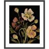 image:imageKate and Laurel Framed Wall Art Print Moody Floral 5 by Annie Quigley 21 x 25 Stylish Black Narrow Frame Rustic Farmhouse Flowers Art for Wall Decor25L x 21W