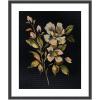 image:imageKate and Laurel Framed Wall Art Print Moody Floral 7 by Annie Quigley 21 x 25 Stylish Black Narrow Frame Vintage Flowers Nature Still Life Art for Wall Decor25L x 21W