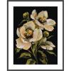 image:imageKate and Laurel Framed Wall Art Print Moody Floral 8 by Annie Quigley 21 x 25 Stylish Black Narrow Frame Modern Contemporary Flowers Nature Art for Wall Decor41L x 33W