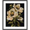 image:imageKate and Laurel Framed Wall Art Print Moody Floral 8 by Annie Quigley 21 x 25 Stylish Black Narrow Frame Modern Contemporary Flowers Nature Art for Wall Decor25L x 21W