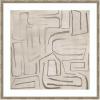 image:imageKate and Laurel Framed Wall Art Print NC Kenya by Nikki Chu 34 x 34 Mila Dark Silver Frame Modern Contemporary Abstract Art for Wall Decor