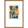 image:imageKate and Laurel Framed Wall Art Print Night Chords 1 by Kelly Knaga 17 x 25 Carlisle Blonde Narrow Frame Modern Contemporary Abstract Art for Wall Decor