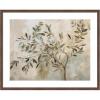 image:imageKate and Laurel Framed Wall Art Print Olive Tree Abstract No 31 by The Creative Bunch Studio 42 x 34 Woodgrain Stripe Mocha Frame Modern Contemporary Nature Art for Wall DecorFlorence Medium Brown