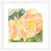 image:imageKate and Laurel Framed Wall Art Print Orange Pink Abstract Begonia by Patricia Shaw 27 x 27 Oliver White Narrow Frame Whimsical Flowers Nature Abstract Art for Wall Decor