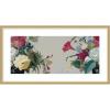 image:imageKate and Laurel Framed Wall Art Print Romantic Blooms by Mary Sparrow 42 x 22 Florence Gold Frame Traditional Flower Art for Wall Decor