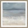 image:imageKate and Laurel Framed Wall Art Print The Blues by Mary Sparrow 26 x 26 Florence Silver Frame Coastal Abstract Art for Wall DecorFlorence Light Brown