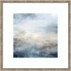 image:imageKate and Laurel Framed Wall Art Print Tonal Abstract Oceanic Nautical Serenity Blue by The Creative Bunch Studio 26 x 26 Florence Silver Frame Coastal Abstract Art for Wall DecorMila Dark Silver