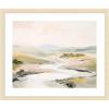 image:imageKate and Laurel Framed Wall Art Print Tranquil Landscape No 2 by Amy Lighthall 26 x 22 Florence Silver Frame Modern Contemporary Abstract Art for Wall DecorWoodgrain Stripe Blonde