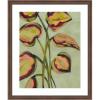 image:imageKate and Laurel Framed Wall Art Print Vibrant Foliage by Nikita Jariwala 22 x 26 Florence Medium Brown Frame Modern Contemporary Abstract Art for Wall Decor26L x 22W