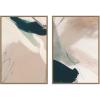 image:imageKate and Laurel Marks No 1 amp No 2 2 Piece Framed Canvas Wall Art Set by Amy Lighthall Sylvie Dark Gold Modern Contemporary Abstract Art for Wall Decor