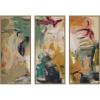 image:imageKate and Laurel Painted Storm No 2 Panel 3 Piece Framed Canvas Wall Art Set by Amy Lighthall Sylvie Dark Gold Modern Contemporary Abstract Art for Wall Decor