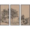 image:imageKate and Laurel Sketches Maples Samuel Colman 3 Piece Framed Canvas Wall Art Set by The Smithsonian American Art Museum Sylvie Beaded Black Vintage Landscape Art for Wall Decor
