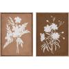 image:imageKate and Laurel Sylvie Beaded Spring Floral Silhouette 2 Clay White and Spring Floral Silhouette 11 Bark White Framed Canvas Wall Art Set by Heather Dutton 2 Piece Set 18x24 Gold Botanical Wall ArtGold