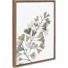 image:imageKate and Laurel Sylvie Botanical Soft Split Fern Framed Canvas Wall Art by Sara Berrenson 18 x 24 Gold Nature and WildlifeInspired Wall Dcor