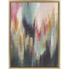 image:imageKate and Laurel Sylvie Brushstroke 135 Framed Canvas Wall Art by Jessi Raulet of Ettavee 18x24 Gold Decorative Abstract Art Print for WallGold