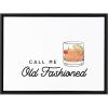 image:imageKate and Laurel Sylvie Call Me Old Fashioned Framed Canvas Wall Art by The Creative Bunch Studio 18x24 Gold Chic Bar Art for WallBlack