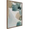 image:imageKate and Laurel Sylvie Color Exploration I Framed Canvas Wall Art by Amy Lighthall 28x38 Gold Modern Abstract Soft Watercolor Art for WallGold