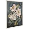 image:imageKate and Laurel Sylvie Day 24 Framed Canvas Wall Art by Annie Quigley 18x24 Gold Soft Botanical Flower Bouquet Art for Wall Home DecorWhite