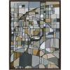 image:imageKate and Laurel Sylvie Deco Nadeau Framed Canvas Wall Art by Leah Nadeau 28x38 Gray Decorative Transitional Art Print for WallBrown