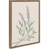 image:imageKate and Laurel Sylvie Delicate Illustrated Purple Wildflowers Framed Canvas Wall Art by The Creative Bunch Studio 18x24 Gold Nature and WildlifeInspired Wall Decor
