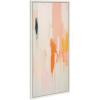 image:imageKate and Laurel Sylvie Fiesta Abstract Framed Canvas Wall Art by Amy Lighthall 18x40 Natural Colorful Modern Abstract Art for WallWhite