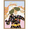image:imageKate and Laurel Sylvie I Cant See You Framed Canvas Wall Art by Alja Horvat 18x24 Natural Chic Feminine Floral Art for Wall
