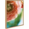 image:imageKate and Laurel Sylvie Light Side Framed Canvas Wall Art by Alicia Bock 18x24 Natural CloseUp Flower Photography Art for Wall
