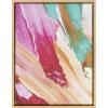 image:imageKate and Laurel Sylvie Lush Color Acrylic Print Portrait Framed Canvas Wall Art 18x24 Gold