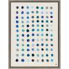 image:imageKate and Laurel Sylvie Meditation 5 Framed Canvas Wall Art by Kelly Knaga 18x24 Gray Decorative Modern Blue Art Print for Wall