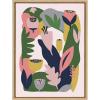 image:imageKate and Laurel Sylvie Myriams Garden Framed Canvas Wall Art by Myriam Van Neste 18x24 Natural NatureInspired Wall DecorNatural