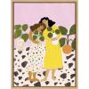 image:imageKate and Laurel Sylvie No Thanks We Have Plants Framed Canvas Wall Art by Alja Horvat 18x24 Natural Nature Art for Wall
