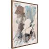 image:imageKate and Laurel Sylvie Painted Flow I Framed Canvas Wall Art by Amy Lighthall 28x38 Gold Modern Abstract Painted Brushstrokes Art for WallGold