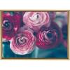 image:imageKate and Laurel Sylvie Pink Flower Bouquet Framed Canvas Wall Art by Kristy Campbell 18x24 GoldGold