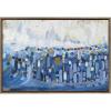 image:imageKate and Laurel Sylvie Queen Elizabeth II Framed Canvas Wall Art by Leah Nadeau 23x33 Gray Decorative Modern Abstract Art Print for WallGold