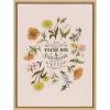 image:imageKate and Laurel Sylvie Some Old Fashioned Things Framed Canvas Wall Art by Valerie McKeehan of Lily and Val 18x24 Natural Whimsical Floral Art Piece for Wall