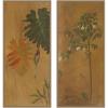 image:imageKate and Laurel Trumpet Trees Jamaica 2 2 Piece Framed Canvas Wall Art Set by The Smithsonian American Art Museum Sylvie Dark Gold Traditional Nature Art for Wall Decor