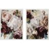 image:imageKate and Laurel Winter Peonies 2 Piece Framed Canvas Wall Art Set by Amy Lighthall Sylvie Beaded White Modern Contemporary Flower Art for Wall Decor