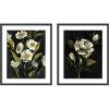 image:imageMoody Floral 1 amp 2 2 Piece Framed Wall Art Print Set by Annie Quigley