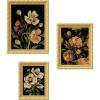 image:imageMoody Pink Hued Floral 3 Piece Framed Wall Art Print Set by Annie Quigley