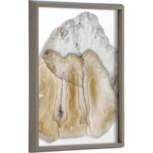 image:imageKate and Laurel Blake Three Wonders Framed Printed Glass Wall Art by Emiko and Mark Franzen of F2Images 18x24 Gray Decorative Gemstone Art Wall Dcor
