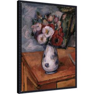 image:imageKate and Laurel Framed Canvas Wall Art Print Arshile Gorky Still Life of Flowers by The Smithsonian American Art Museum 18 x 24 Sylvie Beaded Black Frame Traditional Still Life Art for Wall Decor
