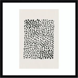 image:imageKate and Laurel Framed Wall Art Print Abstract Black by Gabrielly Guedes 25 x 25 Svelte Noir Black Frame Modern Contemporary Abstract Art for Wall DecorSvelte Noir Black