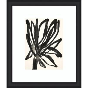 image:imageKate and Laurel Framed Wall Art Print Dark Floral by Alicia Bock 23 x 27 Oliver Black Narrow Frame Modern Contemporary Abstract Art for Wall Decor27L x 23W