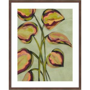 image:imageKate and Laurel Framed Wall Art Print Vibrant Foliage by Nikita Jariwala 22 x 26 Florence Medium Brown Frame Modern Contemporary Abstract Art for Wall Decor42L x 34W