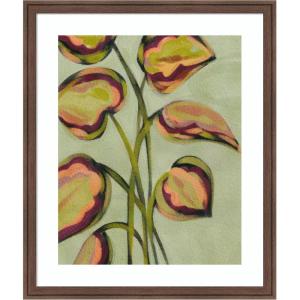 image:imageKate and Laurel Framed Wall Art Print Vibrant Foliage by Nikita Jariwala 22 x 26 Florence Medium Brown Frame Modern Contemporary Abstract Art for Wall Decor26L x 22W