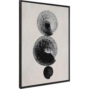 image:imageKate and Laurel Sylvie Japandi 23 Black Beige Framed Canvas Wall Art by Rocket Jack 315x415 Black Modern Abstract Art for Wall