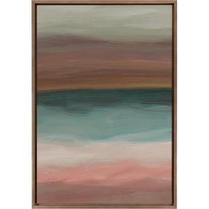 image:imageKate and Laurel Sylvie Peace Framed Canvas Wall Art by Oris Eddu 23x33 Gold Decorative Calming Abstract PrintGold