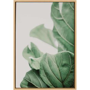 image:imageKate and Laurel Sylvie Plant Study 7 Framed Canvas Wall Art by Alicia Abla 23x33 Natural Decorative Natural Plant Art for WallNatural
