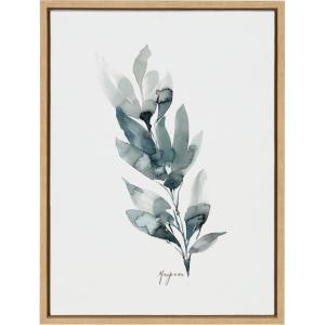 image:imageKate and Laurel Sylvie Wild Mariposa Framed Canvas Wall Art by Sara Berrenson 18x24 Natural Decorative Wildflower Art for WallNatural